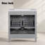 Meuble-lavabo 30 po avec lavabo en céramique, meuble-lavabo simple gris moderne avec 2 portes et une tablette, portes à fermeture douce-868542826