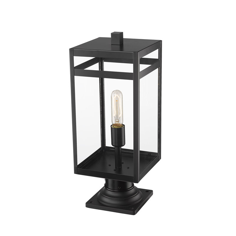 Sylmar Transparent Pier Mount Light, 19.75" H x 7.5" W x 7.5" D