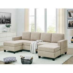 Homall Modern U Shape Sectional Sofa Chenille