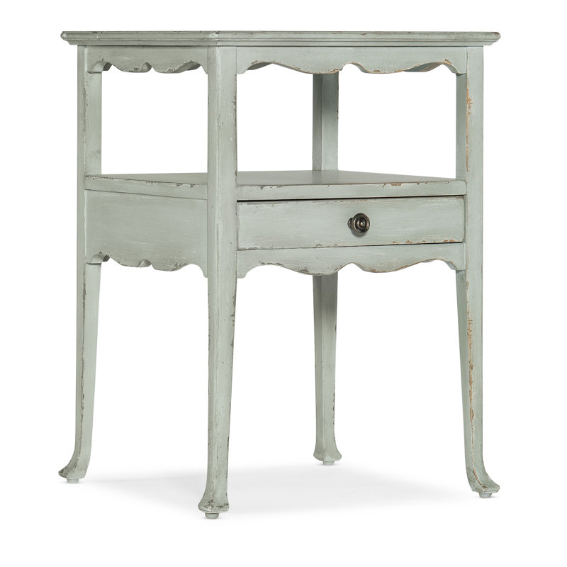 Charleston One-Drawer Accent Table, Haint Blue