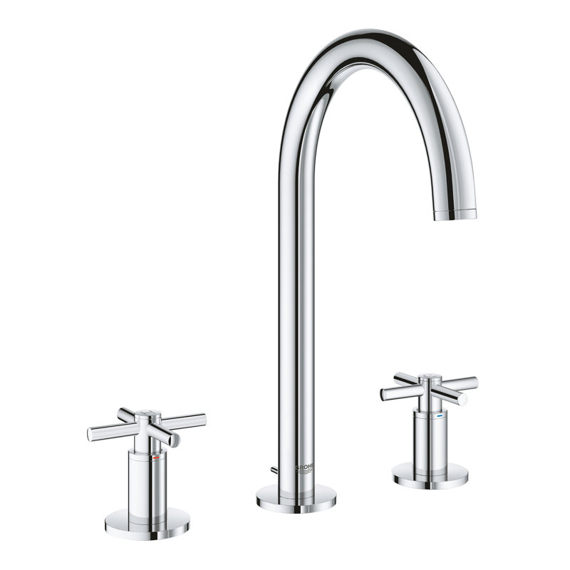 Nouvelle poignée 2,95 po x 2,84 po Atrio®, Chrome étoilé