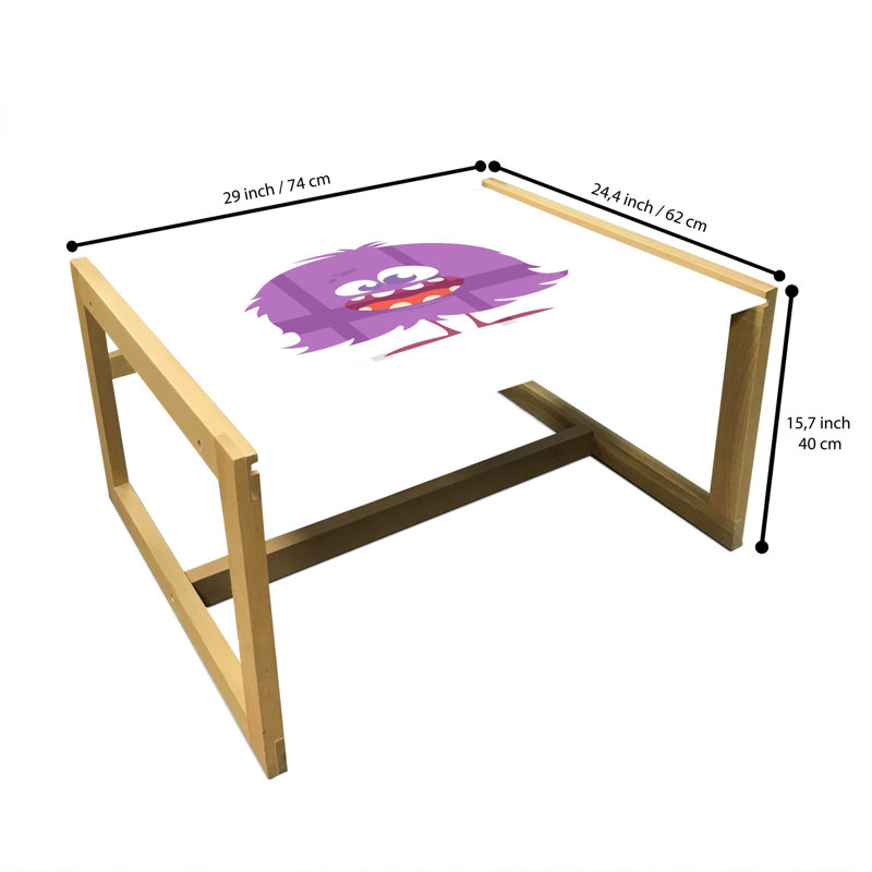 Jac-Dean Sled Coffee Table, 62cm H x 74cm W x 40cm D