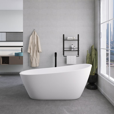 67'' x 31'' Freestanding Acrylic Bathtub