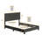 Cordoba Linen Upholstered Platform Bed Frame with Adjustable Headboard, requires Box Spring - Boyd Sleep-42398498-42398496