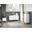 5 Drawer Narrow Chest, White Wax Finish