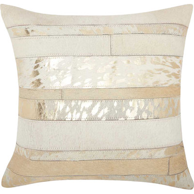 Coussin en cuir
