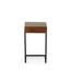 Table d'appoint carrée 24 po Modern Brown