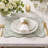 Sage Vintage-inspired Design Damask Scalloped Placemats 12" X 18", Set Of 4