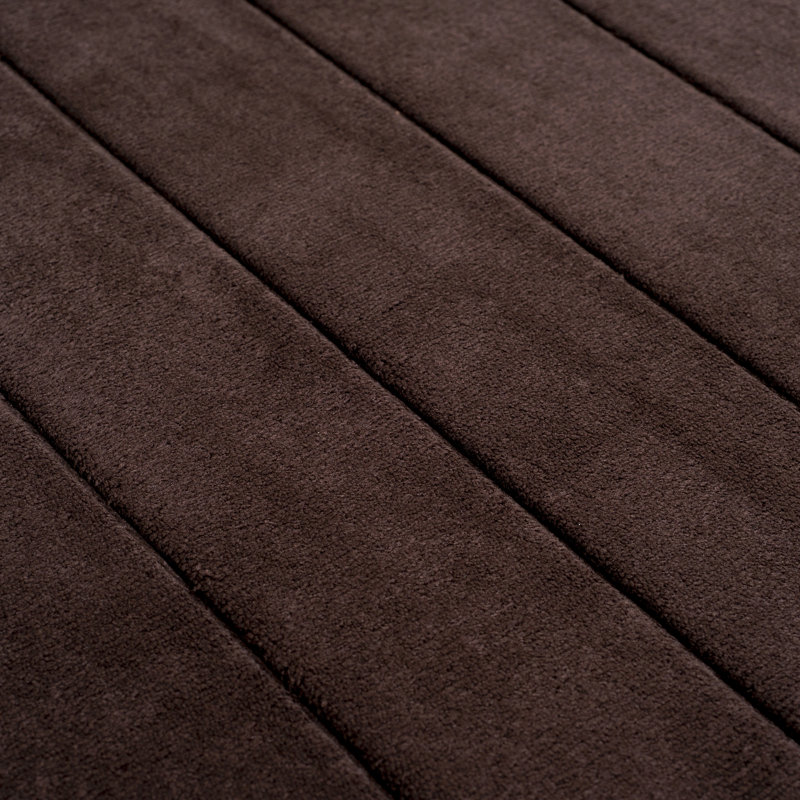 Très grand tapis de salle de bain Jaynne, Chocolat