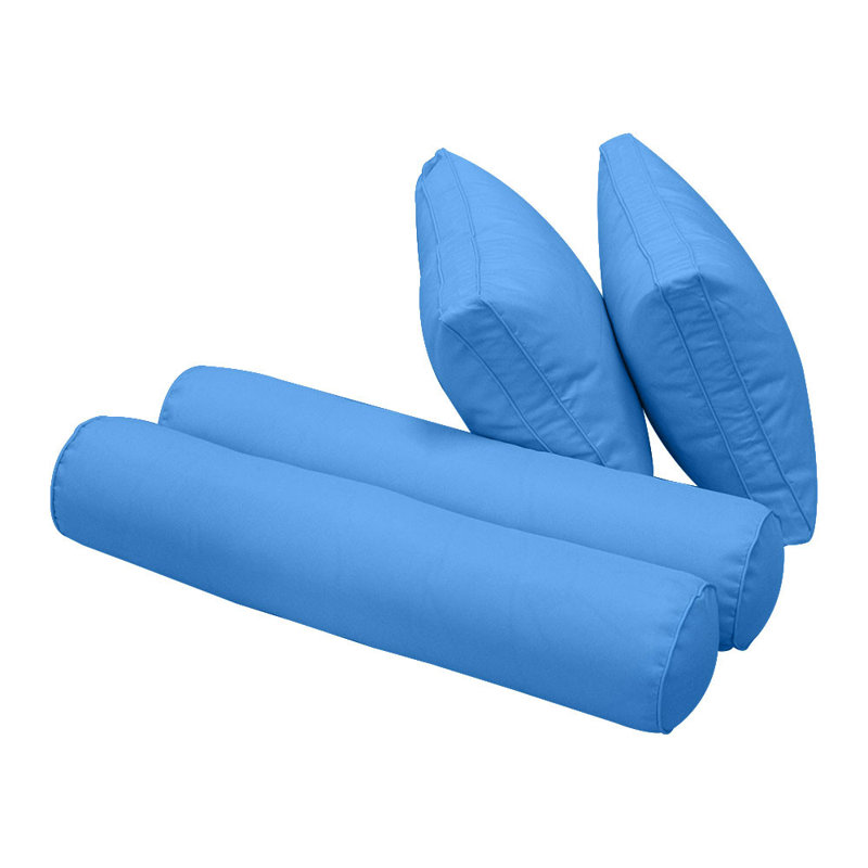 Outdoor Daybed Seat / Back Cushion, Blue