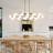 22 - Lights Sputnik Chandelier Dining Room Chandelier Linear Chandelier 70.8in Bubble Chandelier Chandeliers For Kitchen Island