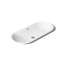 Lavabo de salle de bain ovale en métal avec trop-plein Iron Plains®-27814163