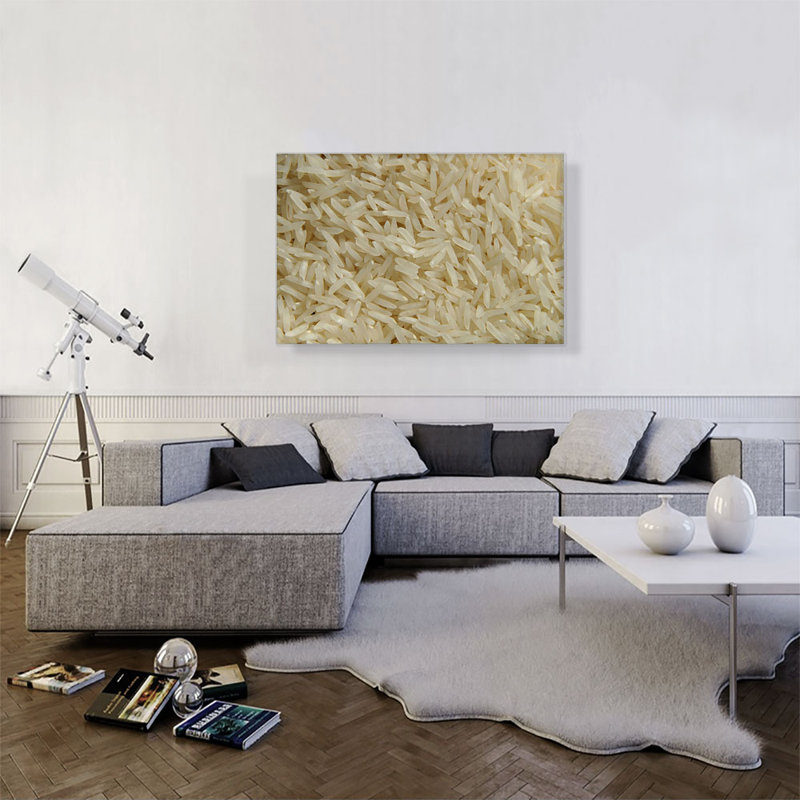 " Rice Pattern Restaurant Decor ", 26" H x 40" W x 0.75" D