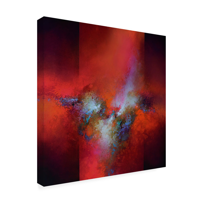 Art mural sur toile tendue - «Inner Passions» de Cody Hooper pour décoration de salon, de chambre à coucher ou de bureau - 18 x 18