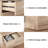 Kanagy 6 Drawer Double Dresser, Wood Storage Cabinet with Easy Pull Out Handles for Living Room,Chest of Drawers for Bedroom-194490746