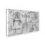« parisienne 5 », art textuel sur toile tendue-31332421