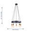 Graceville 5 - Light Black Cluster Pendant