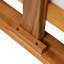 Ensemble de canapé de patio 6 pièces, ensemble de conversation modulaire d'extérieur en bois d'acacia, lit de jour convertible avec table à thé, repose-pieds, 5 coussins et coussins, teck et beige