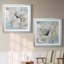Bleu Blanc I - Encadré sous verre, ensemble de 2, grand tableau pour salon-1940647098-1940647102-1940647103