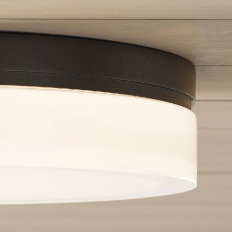 Cirque 1 - Light LED Flush Mount, Antique Bronze, 2700K