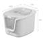 Seamless Moulded Cat Litter Box with Scoop, Top or Front-Entry-1566979511