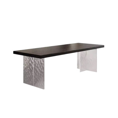 Ash Solid Wood Top Dining Table