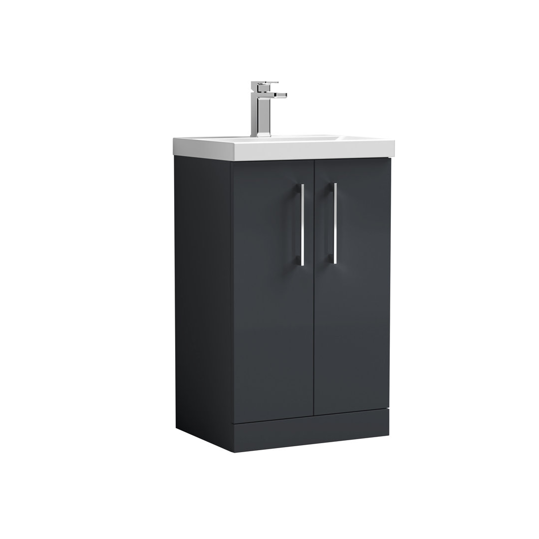 Arno 510mm Single Bathroom Vanity with Integrated Vitreous China Basin