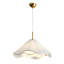 Lustre en tissu français de style crème rétro-133259100