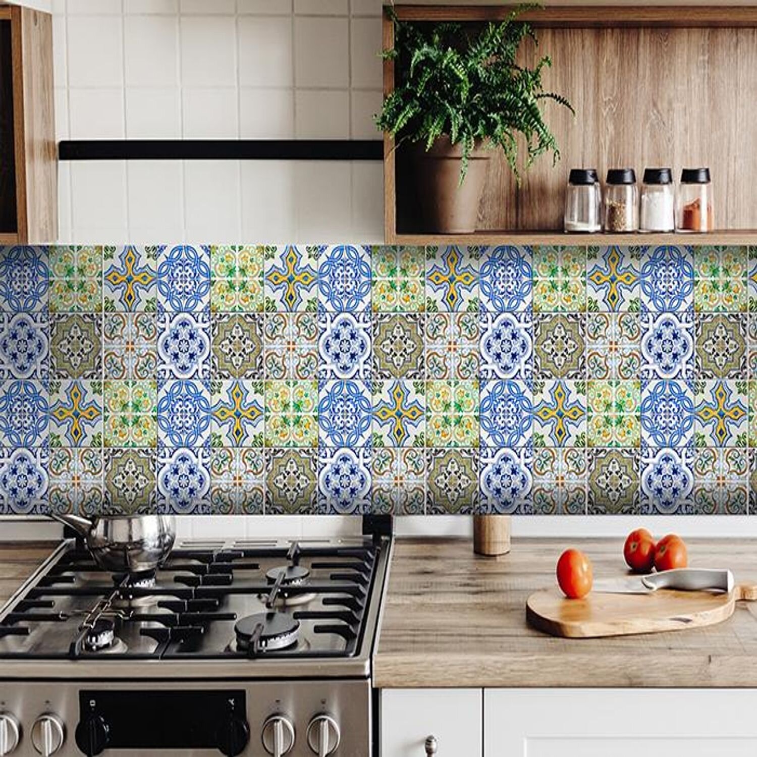 HomeRoots Cana Vinyl Peel and Stick Mosaic Tile | Wayfair