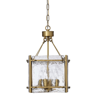 Lustre carré / rectangulaire à 4 lumières Glenn