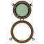 Porthole Mirror Wall Hanging Aluminium And Glass-1907717189-1907717190