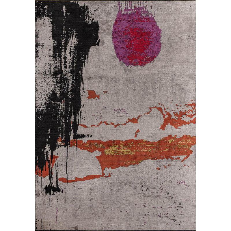 Rapture Abstract Area Rug, Rectangle 7'10" x 9'10"
