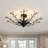 5 - Light Wrought Iron Dimmable Chandelier-836583414