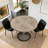 Farmhouse Round Dining Table for Kitchen Use-1658156139
