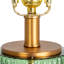 Lampe de table en verre nervuré avec abat-jour conique Bernadette-764545904