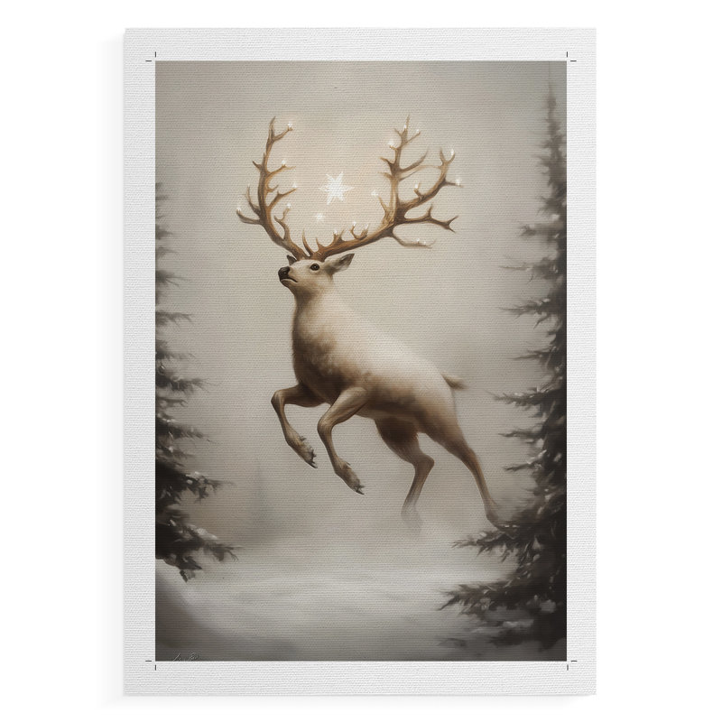 Art des Fêtes de Noël - Série 2-CCDBXV - Impression sur toile seulement - NON-CADRE, H 36 po x l 24 po