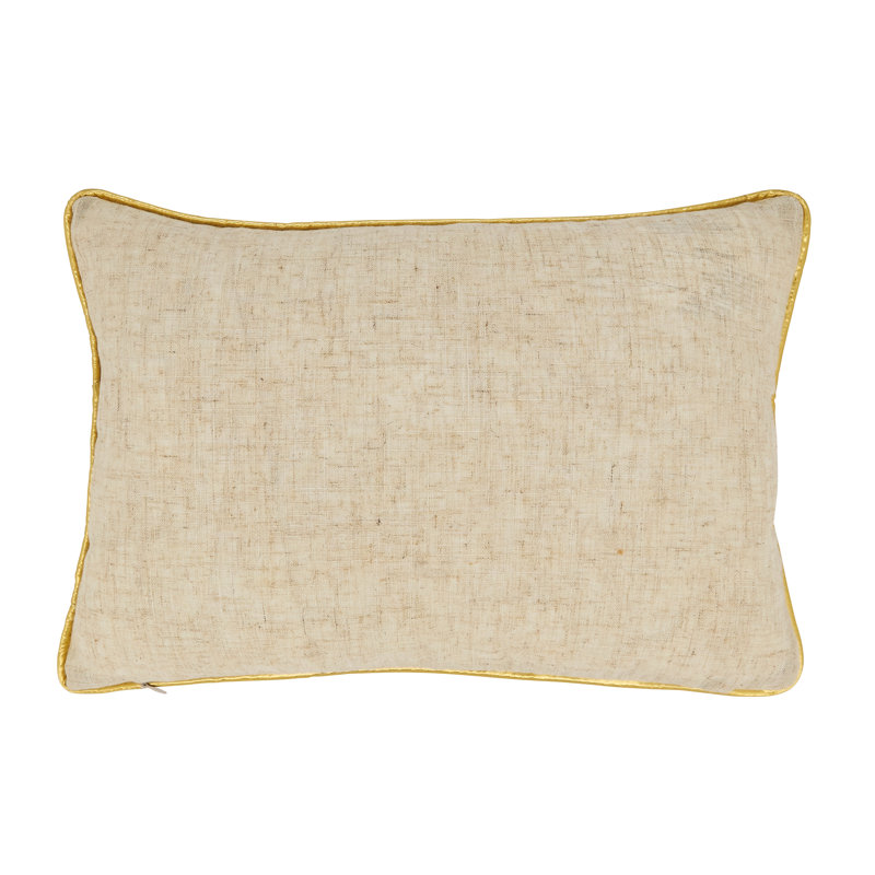Polyester Lumbar Rectangular Pillow Cover & Insert