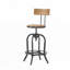 Tabourets de bar pivotants à hauteur réglable