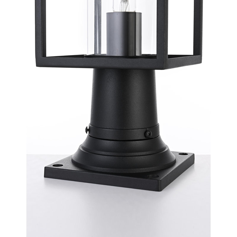 Mickle 6 Inch Outdoor Post Light in Black