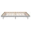 Structure de lit plateforme moderne flottante, fabrication en bois robuste, assemblage facile, aucun sommier tapissier requis, couleur-1123129348-1123129407