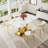 Rectangular Pedestal Dining Set with Modern Weaven Velvet Dininig Chair-821076817-821076816