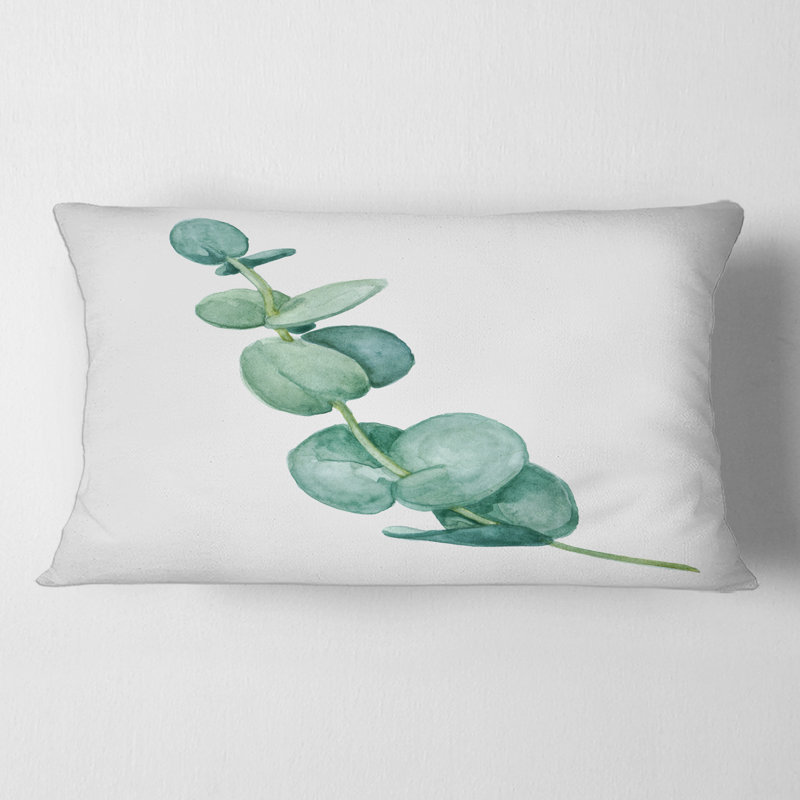 Young Eucalyptus Leaves and Branches II Rectangular Pillow Cover & Insert