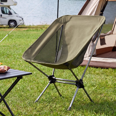 Chaise de camping pliante ultralégère avec capacité de 280 lb