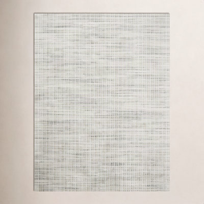 Hannon Green Hand-Woven Geometric Rug