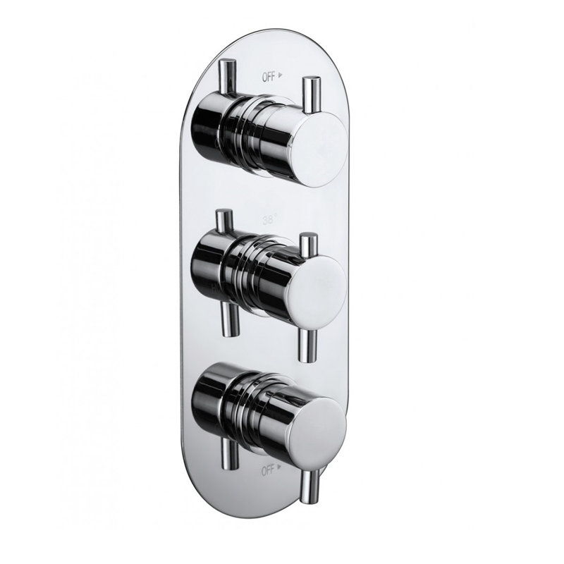 Rothsay Triple Concealed Thermostatic Shower Valve
