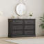 Table de tiroir en noir - Armoire de rangement pour chambre à coucher-1493652987