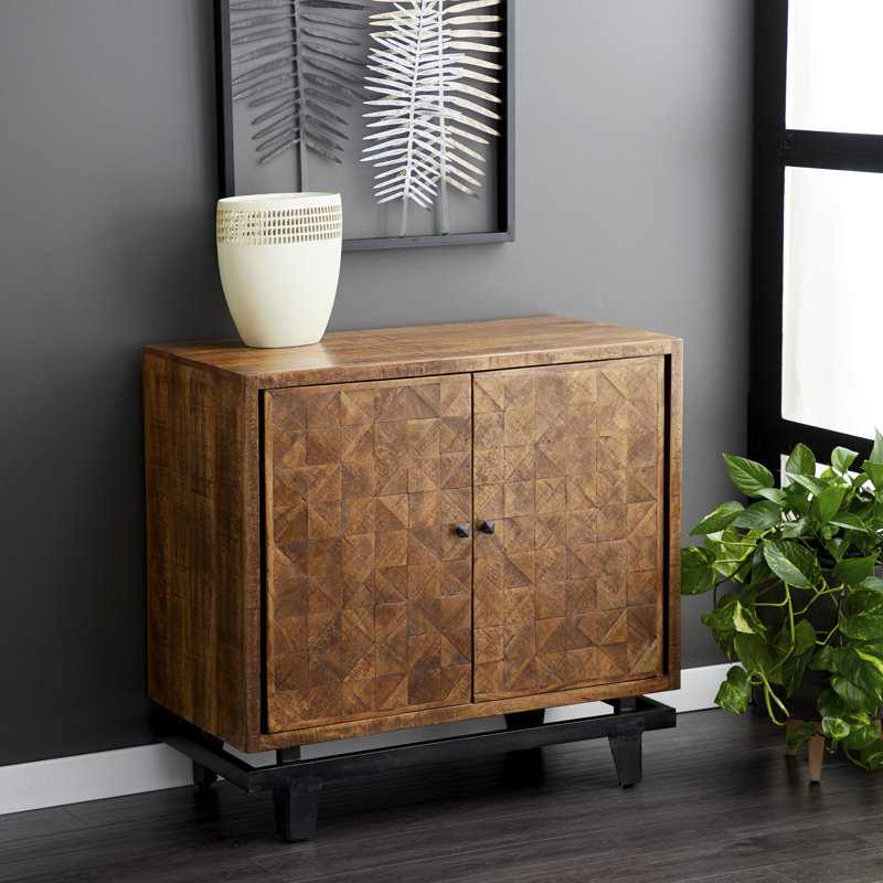 Bernsdale Solid Wood Accent Cabinet