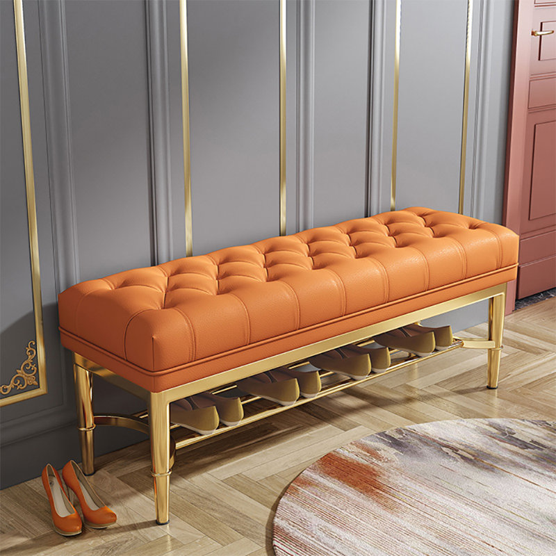 47.2 Multi-functional Shoe Bench, Orange