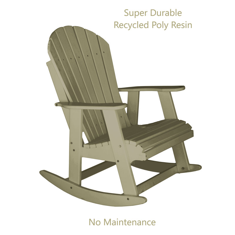 Chaise berçante Klein Poly, Vert clair