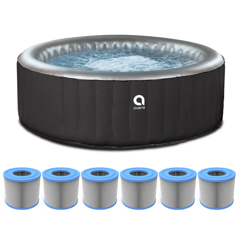 JLeisure Avenli 105 - Jet Vinyl Round Inflatable Hot Tub